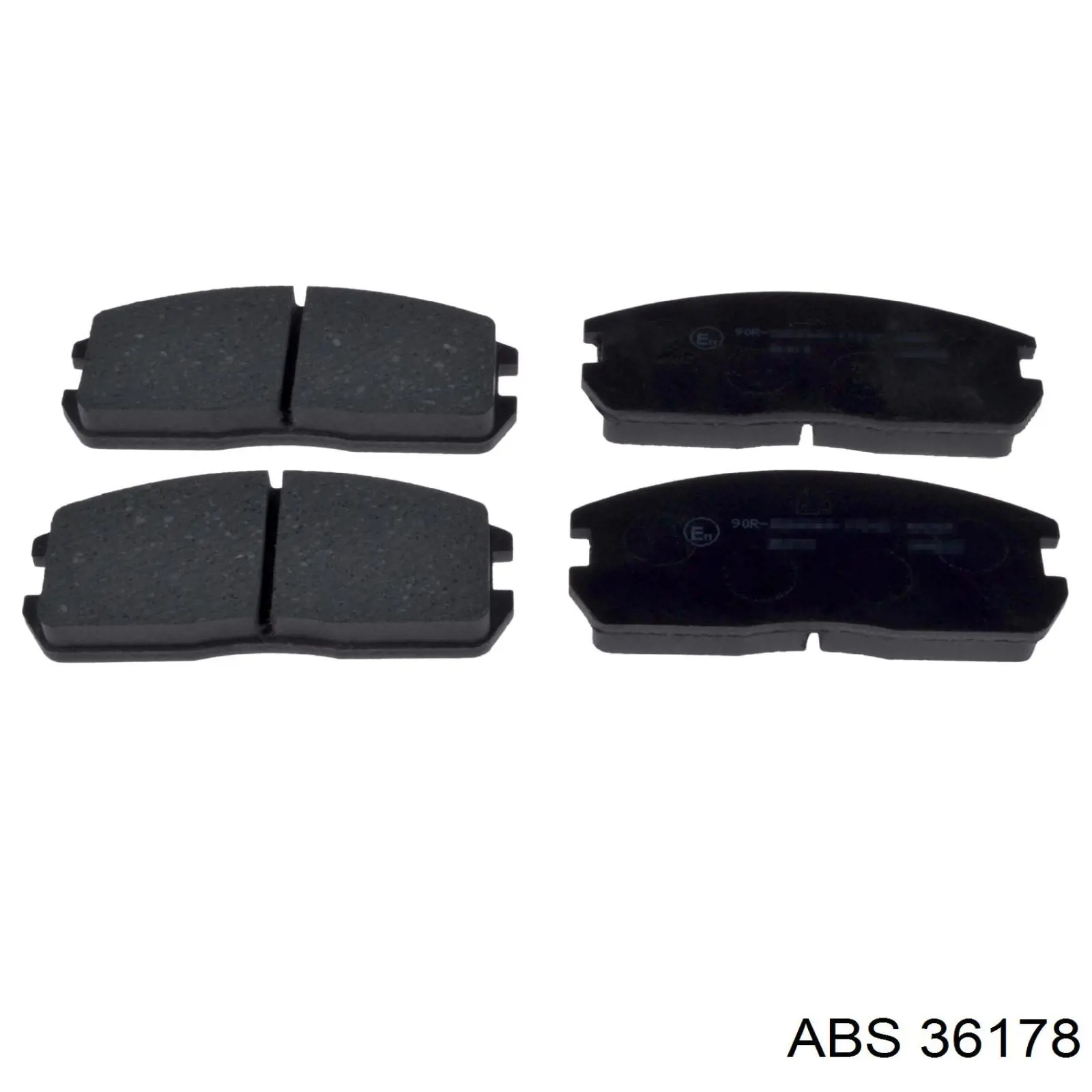 36178 ABS pastillas de freno delanteras