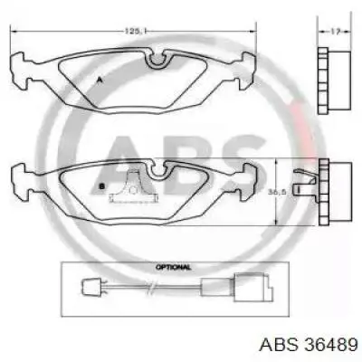 Pastillas de freno traseras BMW 5 E28