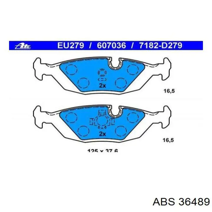 Pastillas de freno traseras BMW 5 E28