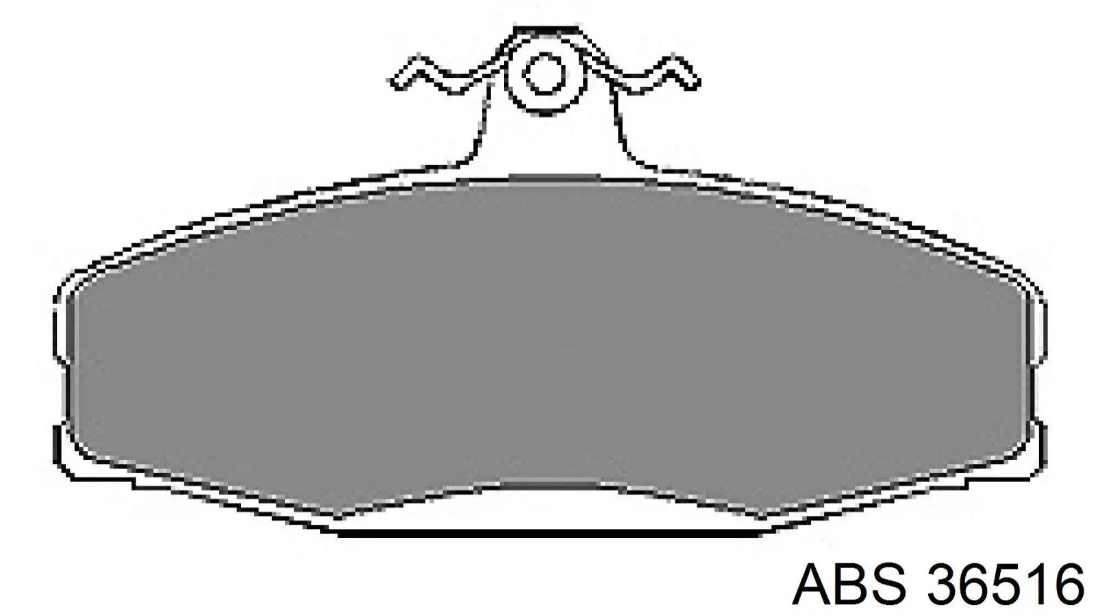 36516 ABS pastillas de freno delanteras