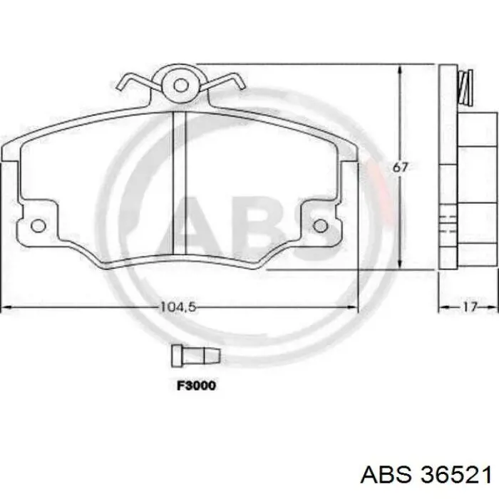 Pastillas de freno delanteras Fiat Tipo 160