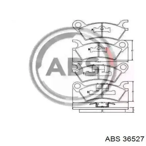Pastillas de freno HBY53328Z Mazda