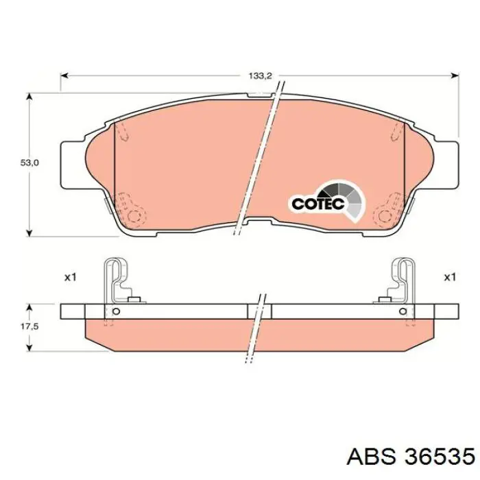 Pastillas de freno delanteras para Toyota Corolla  (E11)