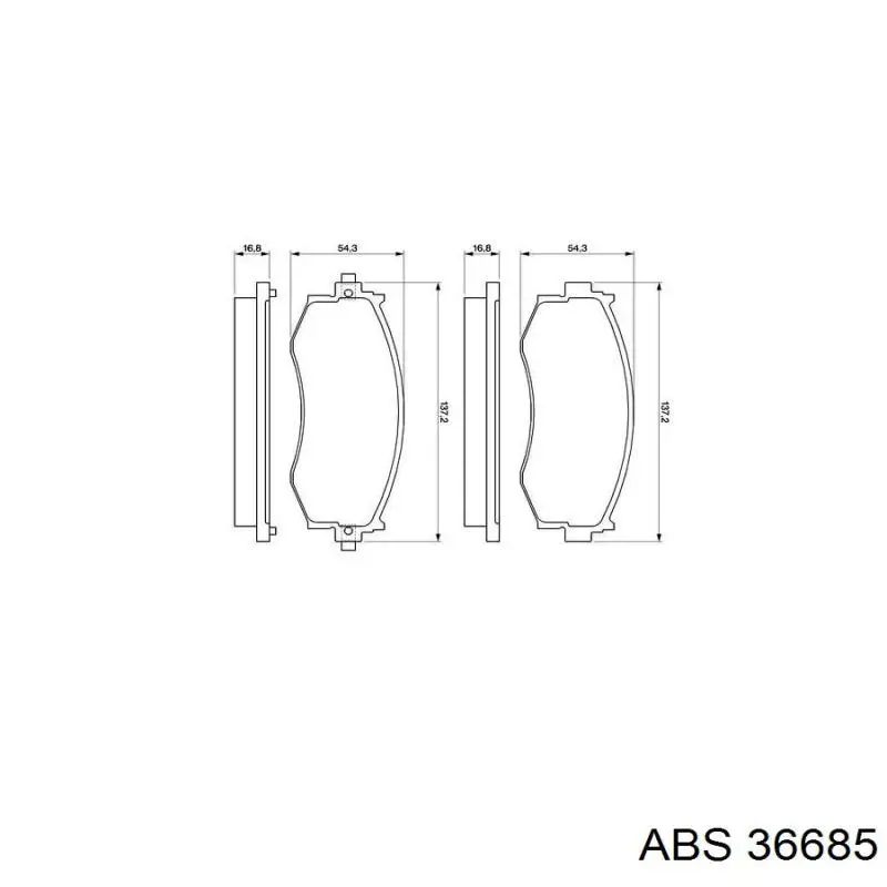 Pastillas de freno delanteras para Hyundai Coupe I (RD)