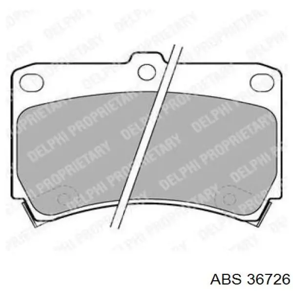Pastillas de freno delanteras Mazda 323 BA