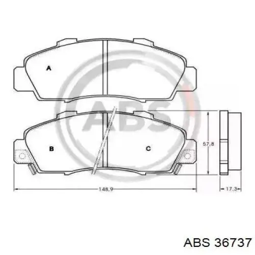 Pastillas de freno delanteras Honda CR-V 1 RD