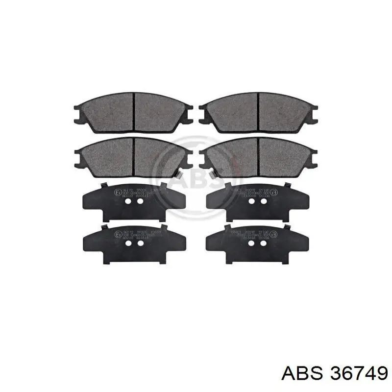 Pastillas de freno 36749 ABS