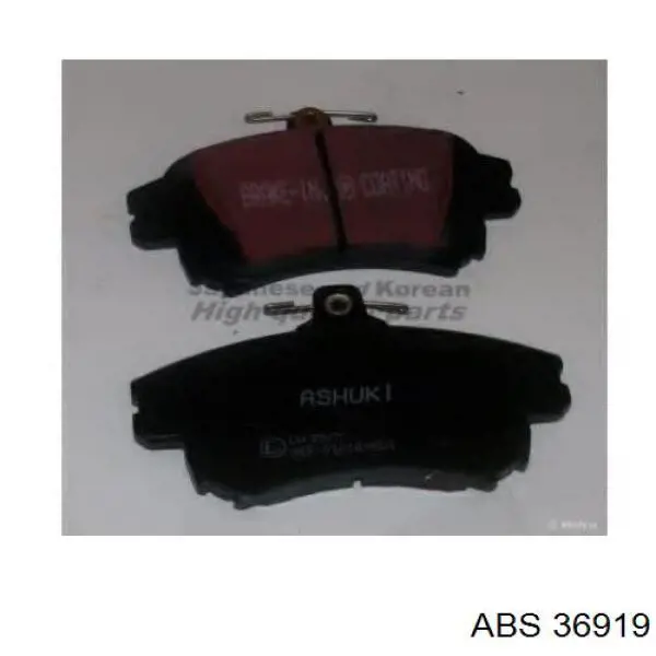 Comprar 36919 ABS Pastillas delanteras de freno