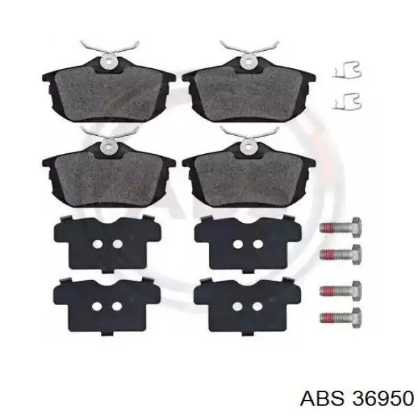 Comprar 36950 ABS Pastillas de freno traseras