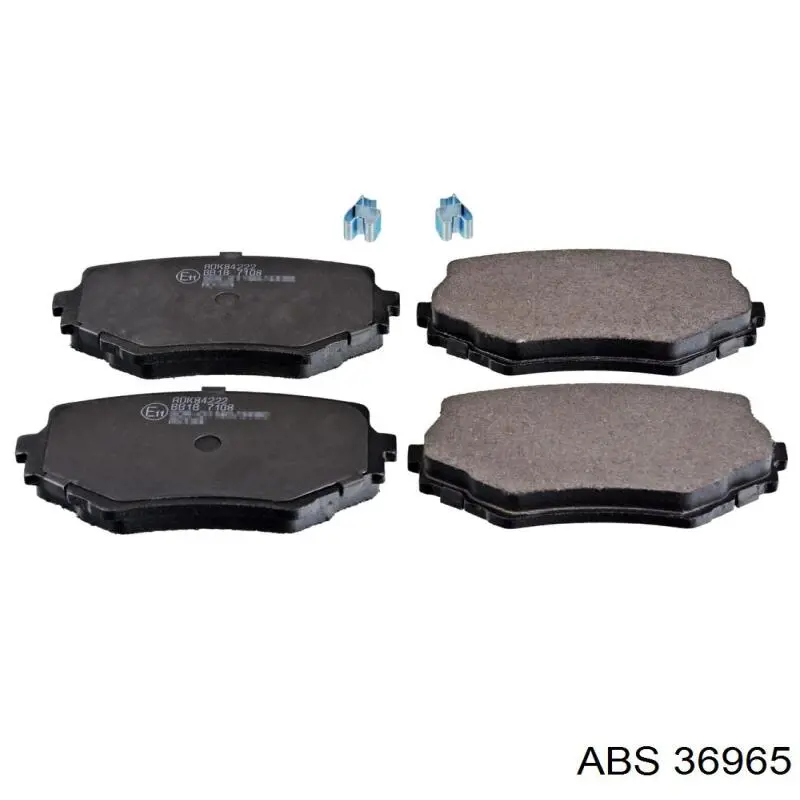 Pastillas freno delanteras ABS 36965 precio, desde 22,82 EUR