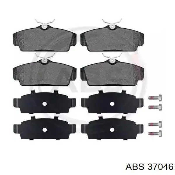 Pastillas freno delanteras ABS 37046 precio, desde 24,13 EUR