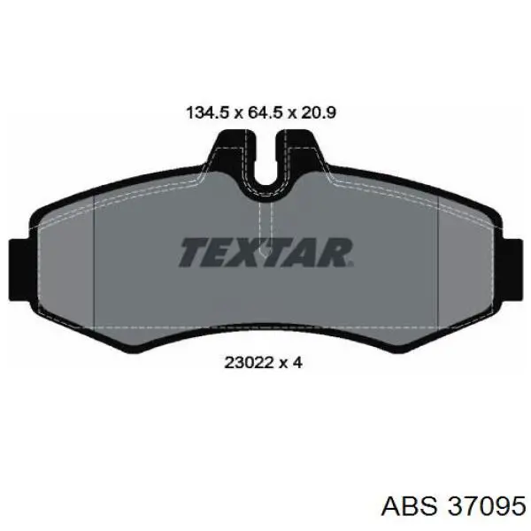 Pastillas freno delanteras ABS 37095 precio, desde 24,28 EUR