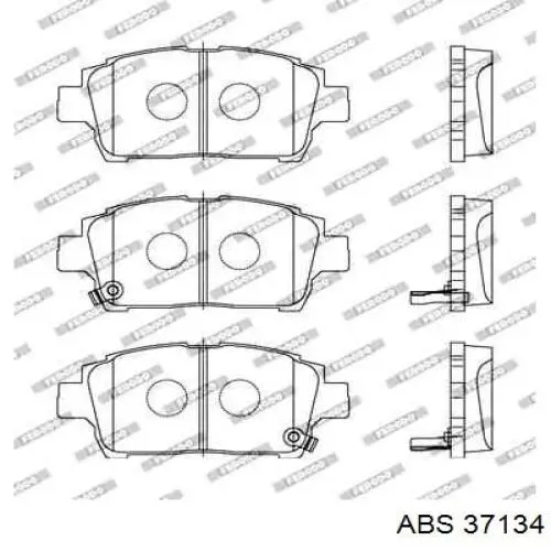 Pastillas freno delanteras ABS 37134 precio, desde 41,49 USD