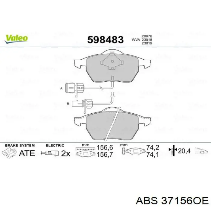 Pastillas de freno delanteras Audi A6 4F2