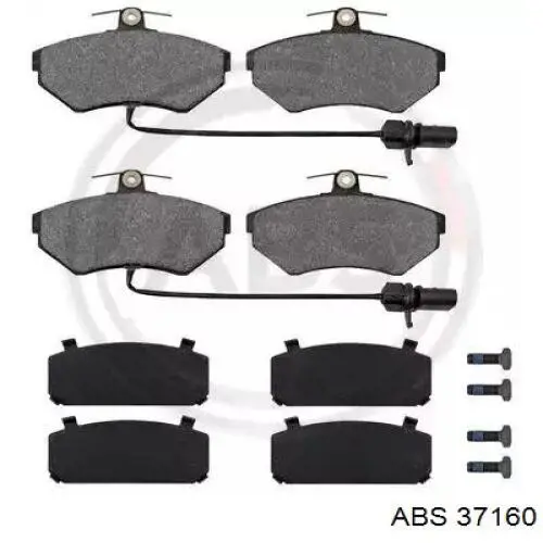Pastillas freno delanteras ABS 37160 precio, desde 30,57 EUR