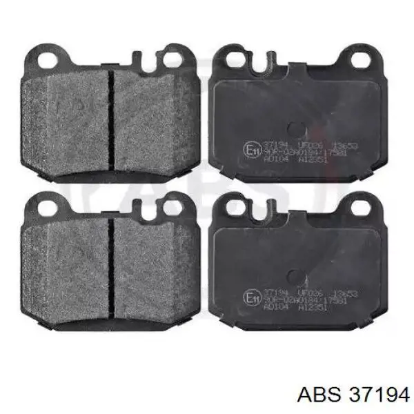 Comprar 37194 ABS Pastillas de freno traseras