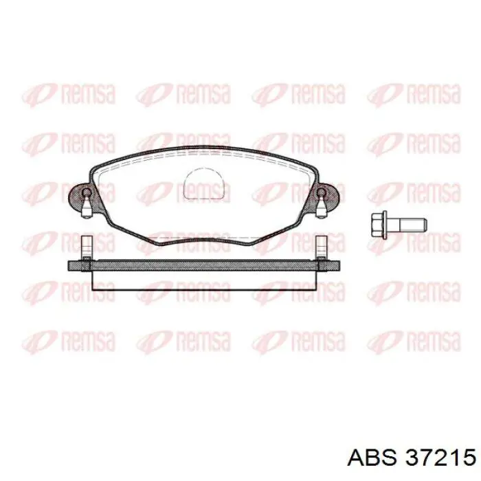 Pastillas de freno 37215 ABS