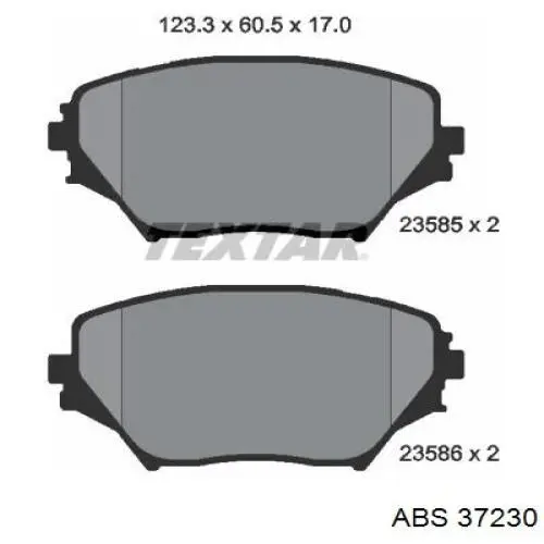 Pastillas de freno delanteras Toyota RAV4 2 XA2