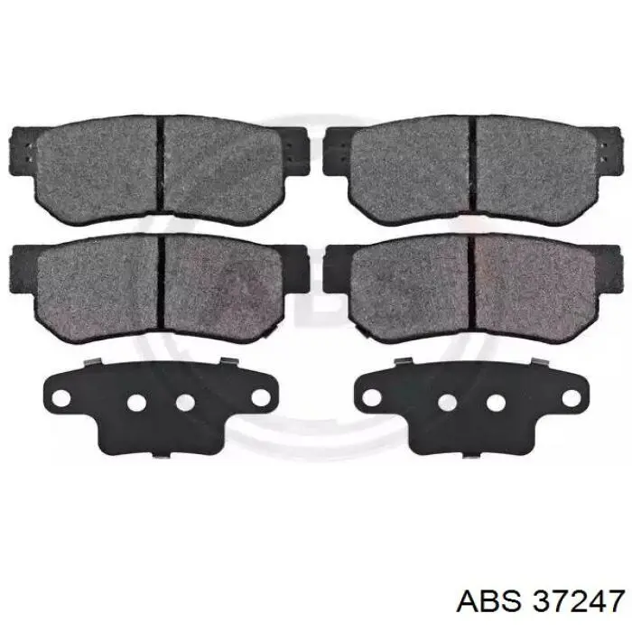 Comprar 37247 ABS Pastillas de freno traseras
