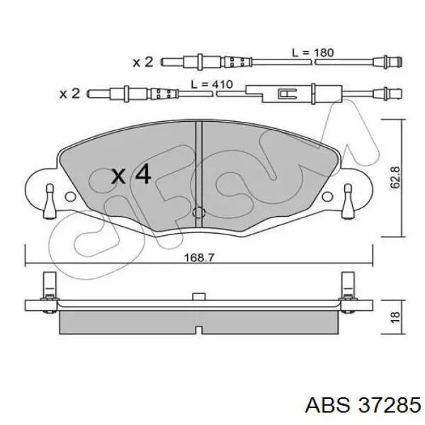Comprar 425249 Peugeot/Citroen Pastillas delanteras de freno