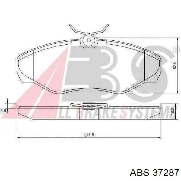 Pastillas de freno delanteras Renault Trafic 2 FL
