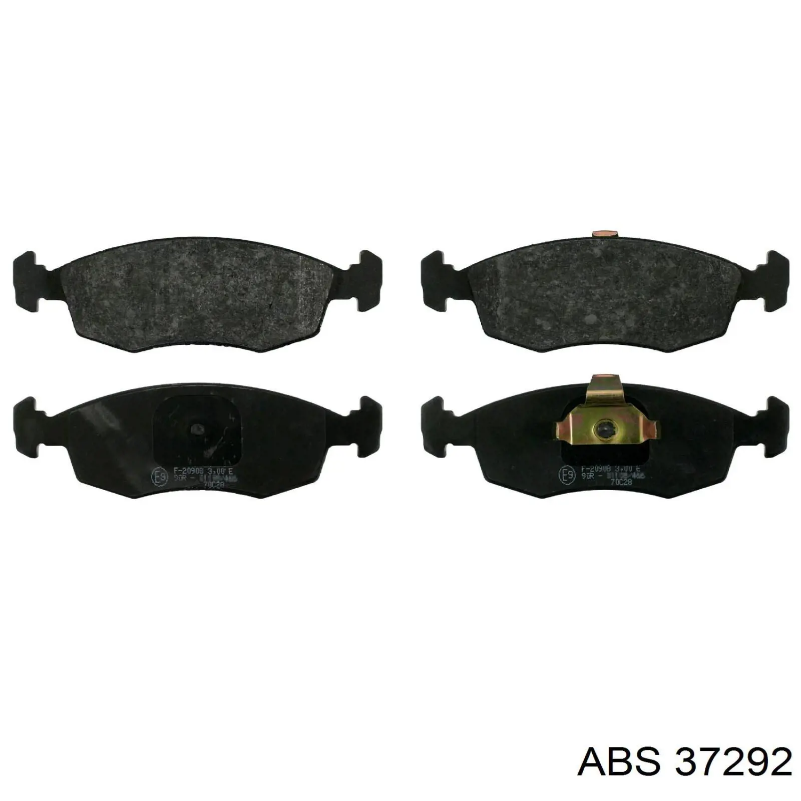 Pastillas freno delanteras ABS 37292 precio, desde 22,42 EUR