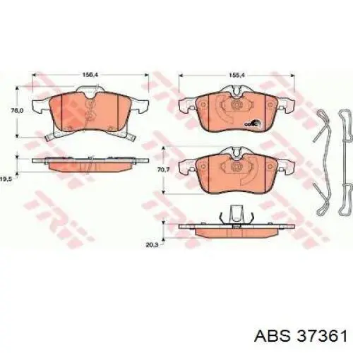 Pastillas de freno delanteras Opel Corsa X12