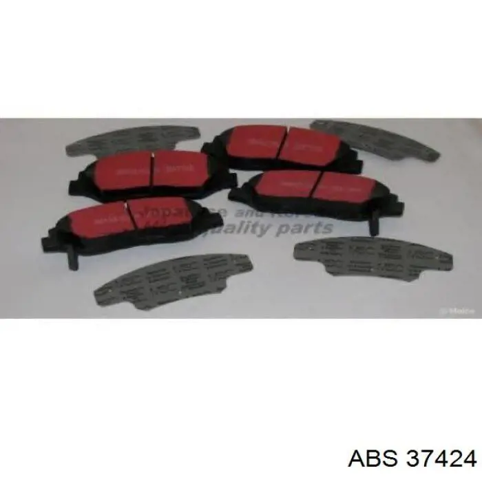 37424 ABS pastillas de freno delanteras