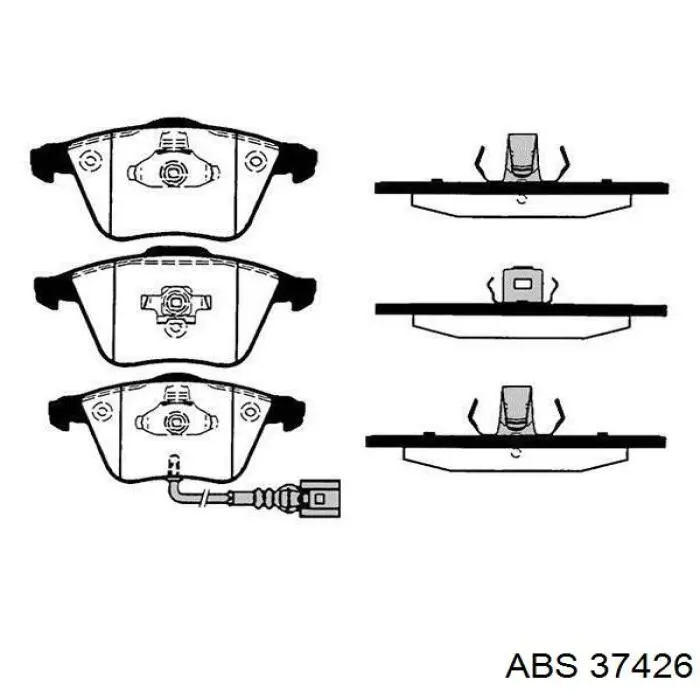 Pastillas de freno 37426 ABS