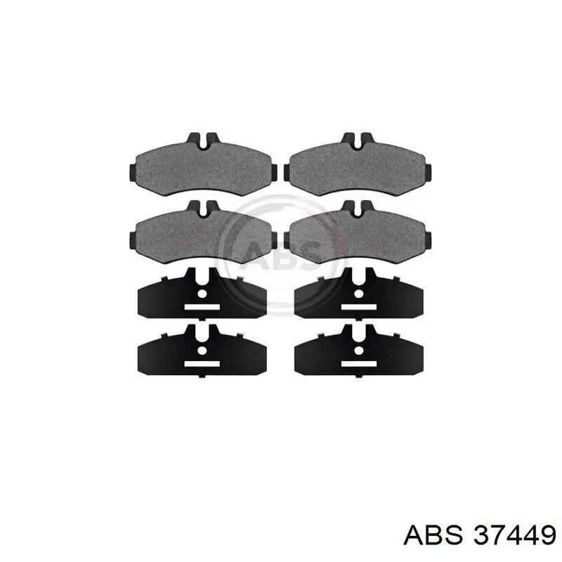 Pastillas freno delanteras ABS 37449 precio, desde 32,88 EUR