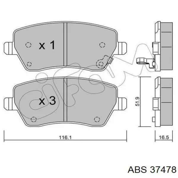 Pastillas de freno delanteras Swift III hatchback (2005-2011) original desde 23,01 €