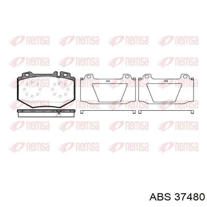 Pastillas de freno 5154479 Ford