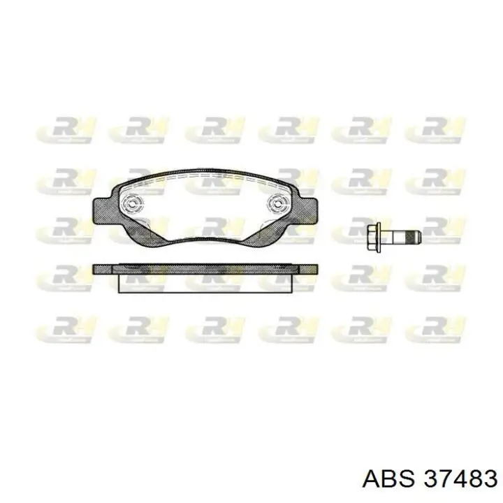 Pastillas freno delanteras ABS 37483 precio, desde 19,49 EUR