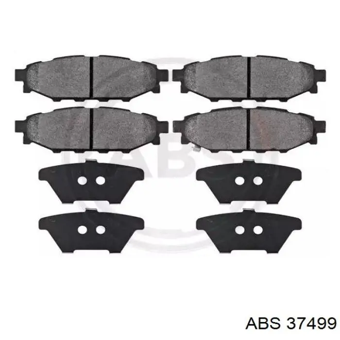 Comprar 37499 ABS Pastillas de freno traseras