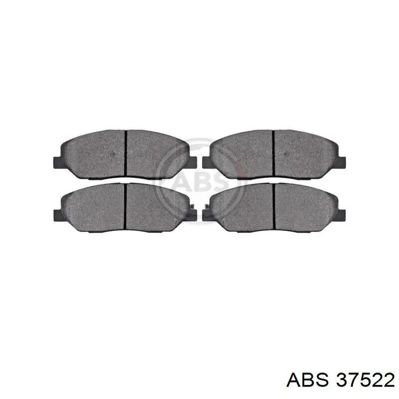 Pastillas de freno 37522 ABS