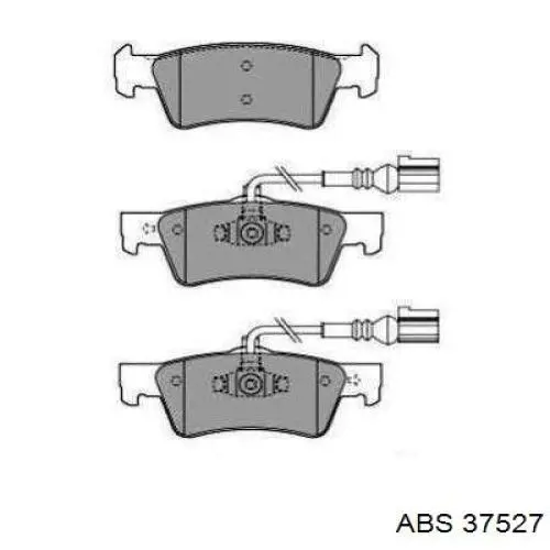 37527 ABS pastillas de freno traseras