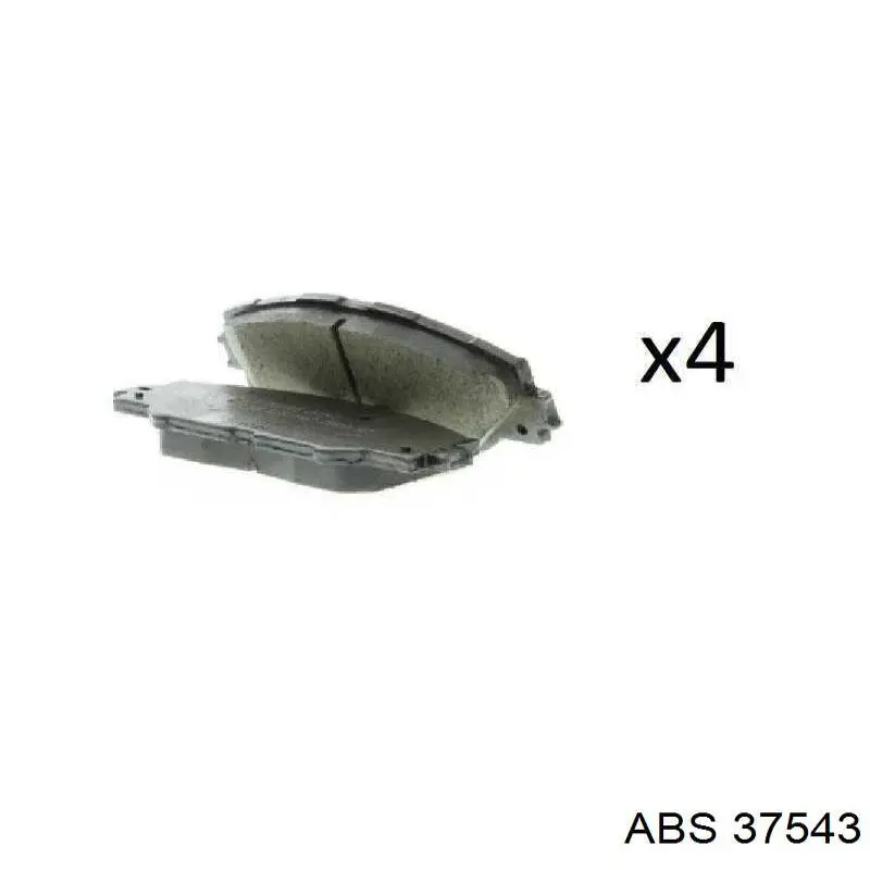 Comprar 37543 ABS Pastillas delanteras de freno