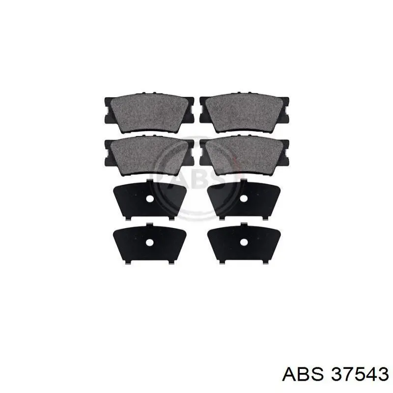 Pastillas de freno 37543 ABS