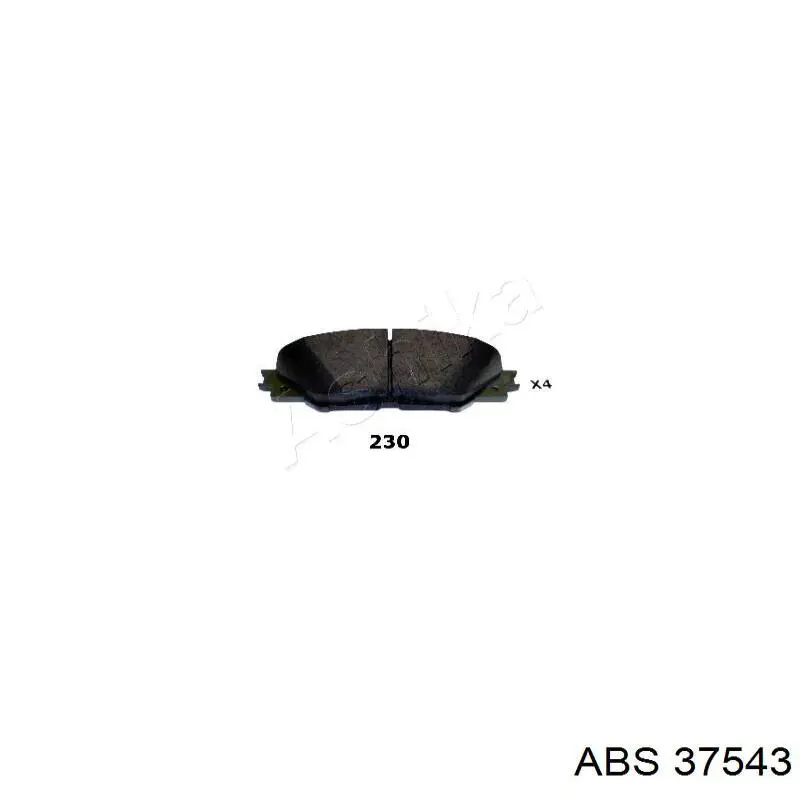 Pastillas freno delanteras ABS 37543 precio, desde 27,22 EUR
