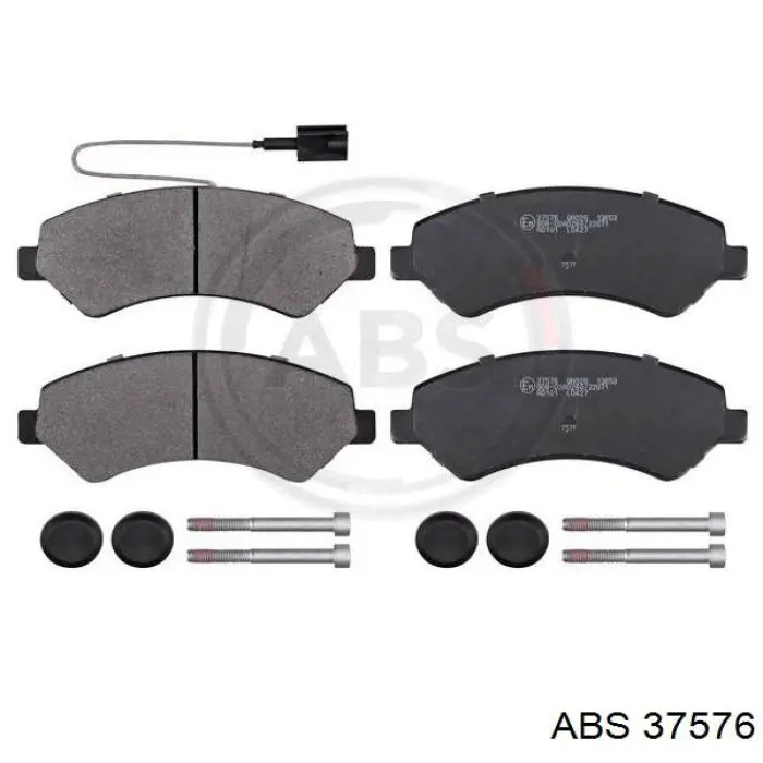 Pastillas freno delanteras ABS 37576 precio, desde 40,81 EUR