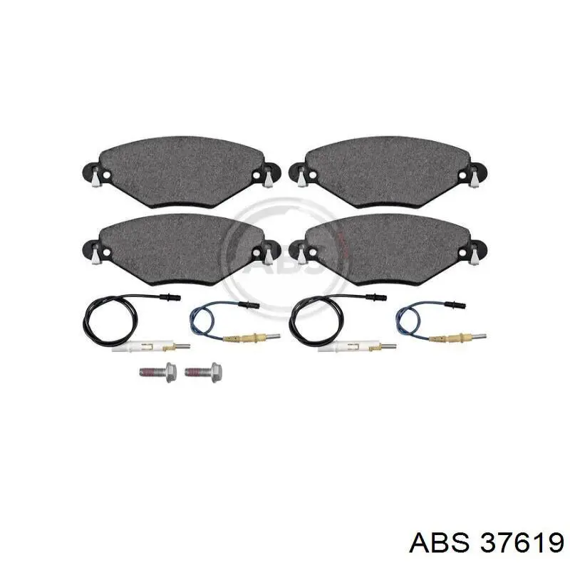 37619 ABS pastillas de freno traseras