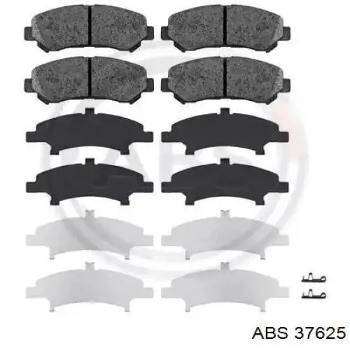 Comprar 37625 ABS Pastillas delanteras de freno