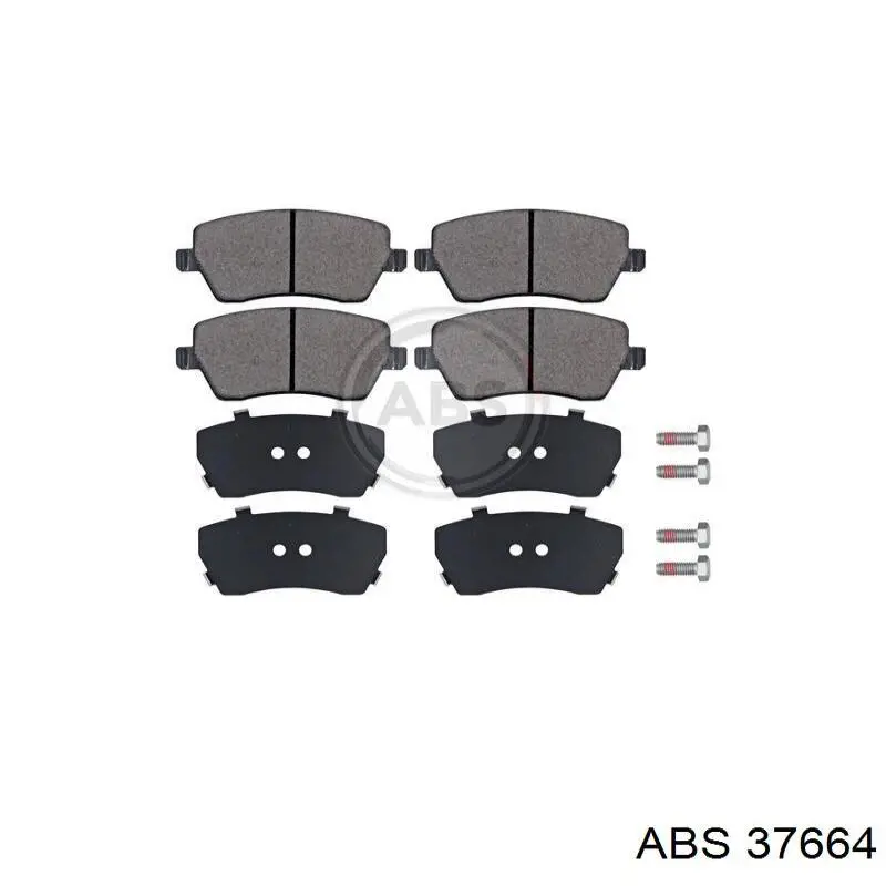 Pastillas freno delanteras ABS 37664 precio, desde 25,14 EUR