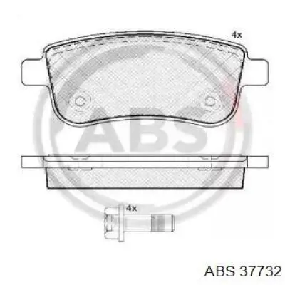 Comprar 37732 ABS Pastillas de freno traseras