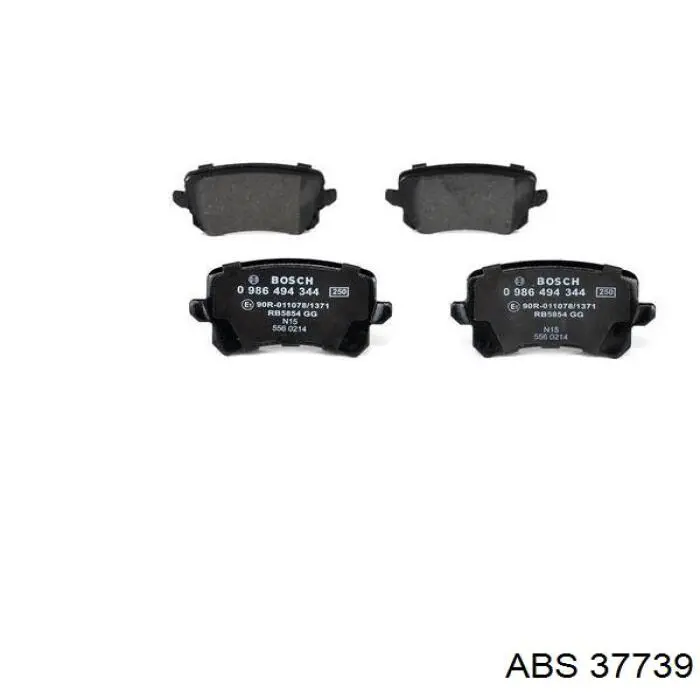 Comprar 37739 ABS Pastillas de freno traseras