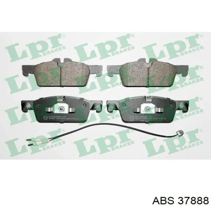 Pastillas freno delanteras ABS 37888 precio, desde 32,89 EUR