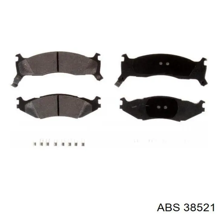 Pastillas de freno delanteras Chrysler V1012715AB