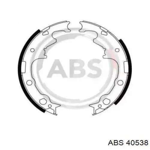 Zapatas de freno 40538 ABS