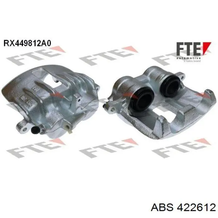 Pinza de freno, Eje delantero derecha ABS 422612