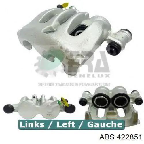 Pinza de freno delantera izquierda 422851 ABS